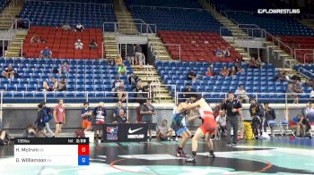 138 lbs Cons 32 #1 - Hunter McIrvin, Oregon vs Dakota Williamson, Georgia