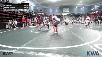 138 lbs Consi Of 8 #2 - Blaike Ivie, Salina Wrestling Club vs Payton Patrick, Coweta Tiger Wrestling