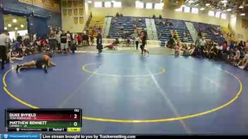 152 lbs Round 7 (8 Team) - Matthew Bennett, Camden 1 vs Duke Byfield, Team Barracuda