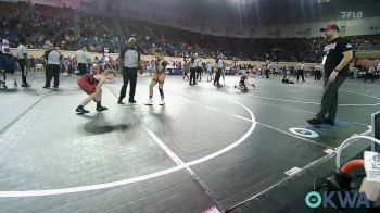 90 lbs Round Of 16 - Makynli Waggnor, Scissortail Wrestling Club vs Keifer Allred, Hilldale Youth Wrestling Club