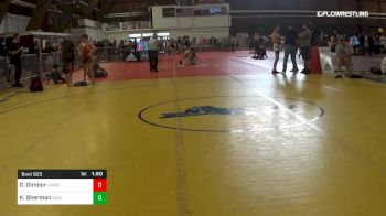 140 lbs Final - Dalton Gimbor, Hamburg vs Kj Sherman, Holy Spirit High School