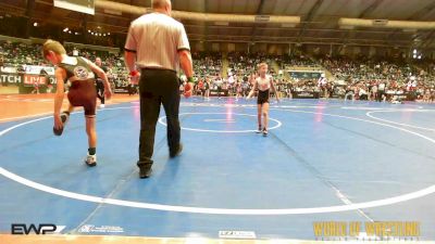 58 lbs Round Of 32 - Porter Flanery, Cowboy Wrestling Club vs Brantley Coufal, DC Elite - Coufal