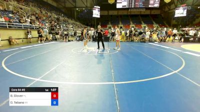 106 lbs Cons 64 #2 - Brock Glover, FL vs Damian Tebano, NY