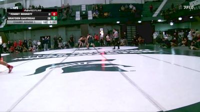 174 lbs Champ. Round 1 - Brayden Gautreau, Central Michigan vs Tommy Bennett, Northern Illinois