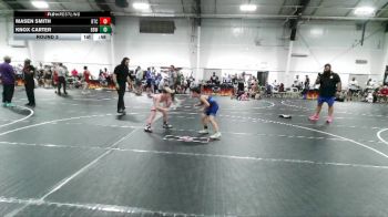 72 lbs Round 3 - Knox Carter, Backyard Bullies WC vs Masen Smith, Bison Takedown Club