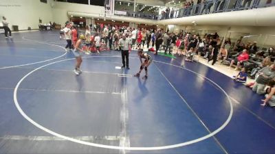 88-90 lbs Round 1 - Oakley Wilson, Champions Wrestling Club vs Audrey Eller, Sanderson Wrestling Academy