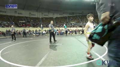 67 lbs Round Of 32 - Hudson Smith, Salina Wrestling Club vs Kelby Stovall, Ada Youth Wrestling