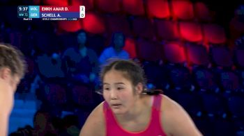 72 kg Final 3-5 - Davaanasan Enkh Amar, Mongolia vs Anna Schell, Germany