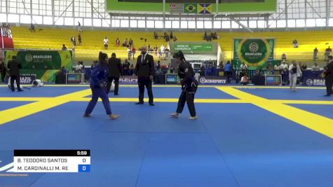 BRUNA TEODORO SANTOS vs MONALISE CARDINALLI M. REBOUÇAS 2023 Brasileiro Jiu-Jitsu IBJJF