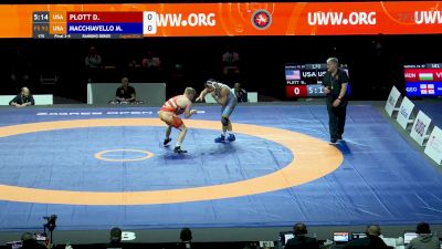92 kg Bronze - Dustin Plott, USA vs Michael Macchiavello, USA