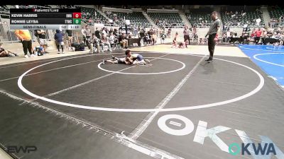 58 lbs Semifinal - Kevin Harris, HURRICANE WRESTLING ACADEMY vs Ronnie Leyba, Team Tulsa Wrestling Club