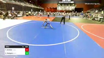65 lbs Quarterfinal - Tristan Ginther, Lemmon/McIntosh Cowboys vs Colton Rodgers, Natron Colts
