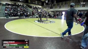 70 lbs Quarterfinal - Josiah Vasquez, Elite Force vs Emanuel Chambers, Poway Elite