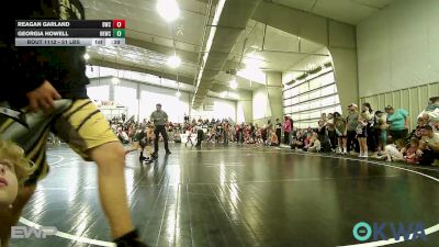 51 lbs Quarterfinal - Reagan Garland, Berryhill Wrestling Club vs Georgia Howell, Henryetta Knights Wrestling Club