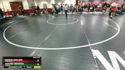 120 lbs Cons. Round 3 - Antonio Grooman, Laramie vs Hudson England, Star Valley