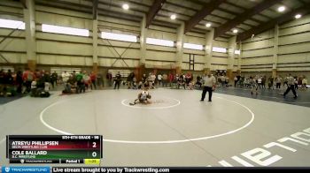 98 lbs Cons. Semi - Cole Ballard, D.C. Wrestling vs Atreyu Phillipsen, Delta Wrestling Club