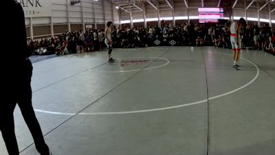 144 lbs Champ. Round 2 - Jacob Pintor, California vs Daniel Evert, Flathead High School Wrestling