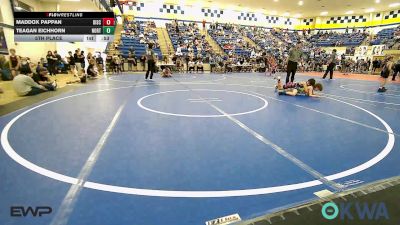 70 lbs 5th Place - Maddox Pappan, Disciple Wrestling vs Teagan Eichhorn, Northeast Take Down Club