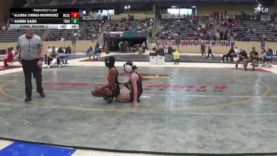 120 lbs Cons. Round 3 - Asmin Saidi, Frederick Douglass vs Allissa Chinas-Rodriguez, Mccreary Central