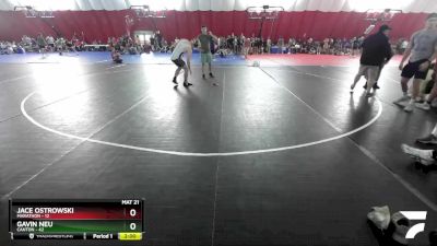 175 lbs Round 3 (16 Team) - Gavin Neu, Canton vs Jace Ostrowski, Marathon