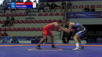 57 kg 1/8 Final - Shubham Shubham, UWW vs Barkouti Khalil, Tunisia