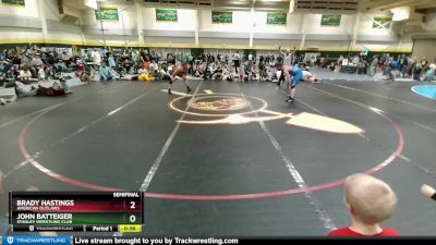 215 lbs Semifinal - John Batteiger, Stanley Wrestling Club vs Brady Hastings, American Outlaws