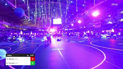 145 lbs Round Of 16 - Hannah Wicks, Wrecking Crew vs Kiley Vinson, Central Florida Wrestling