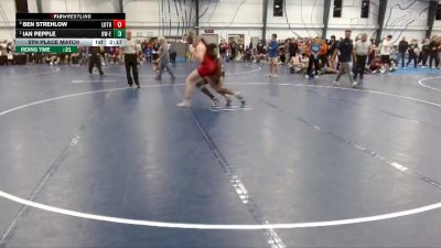 Elite 197 lbs 5th Place Match - Ben Strehlow, Luther vs Ian Pepple, Wisconsin-Eau Claire