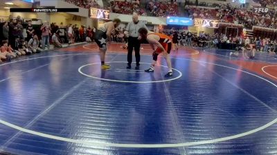275 lbs Quarterfinal - Nathan Willoughby, Montana Disciples vs Wayde Eggleston, Chinook Wrestling Club