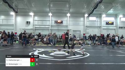 50 lbs Final - Kaeldis Kallenberger, Lil Rebels vs Owen Woleslagle, Phoenix Wrestling Club