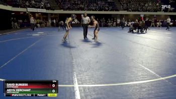 174 lbs Cons. Round 2 - Aidyn Merchant, Westminster vs David Burgess, Huntingdon