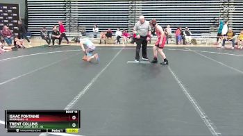 110 lbs Round 3 (10 Team) - Trent Collins, Terps East Coast Elite vs Isaac Fontaine, Riverheads