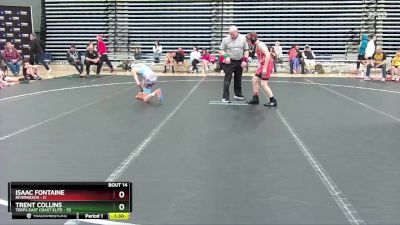110 lbs Round 3 (10 Team) - Trent Collins, Terps East Coast Elite vs Isaac Fontaine, Riverheads