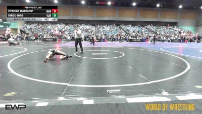 55 lbs Semifinal - Cyborg Marquez, Grant County Elite vs Diego Ruiz, Gladiator Wrestling Club