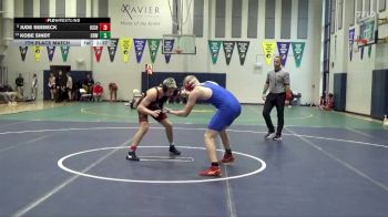 157 lbs 7th Place Match - Kobe Sindt, Cedar Rapids Washington vs Jude Seebeck, Iowa City, City High