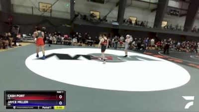 132 lbs Cons. Round 2 - Cash Port, CA vs Jayce Miller, OR