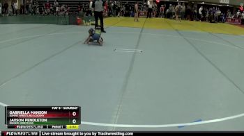 40 lbs Round 3 - Gabriella Manson, Summit Wrestling Academy vs Jaxson Pendleton, Ringers Wrestling