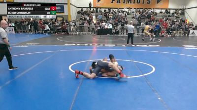 133Tan lbs Rr Rnd 3 - Anthony Samuels, Sacred Heart vs Jared Chuquilin, LIU
