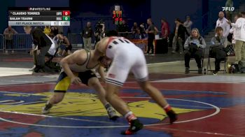 165 lbs 1st Place Match - Claudio Torres, Lake Highland Preparatory School vs Salah Tsarni, Bullis Prep