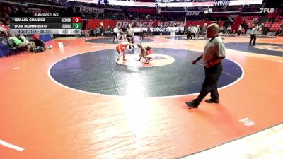 3A 120 lbs Quarterfinal - Dom Munaretto, St. Charles (East) vs Ismael Chaidez, Lombard (Glenbard East)