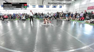 115 lbs Quarterfinal - Jonah Hodel, EP Rattlers-EL vs Landon Piovarchy, Rogue Wrestling Club-EL