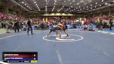 157 lbs Quarterfinal - Brandon Dean, CO vs Marco Dalakishvili, MO