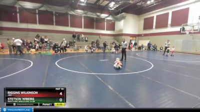 49 lbs Round 1 - Riggins Wilkinson, JWC vs Stetson Wiberg, Westlake Wrestling Club