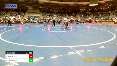 49 lbs Round Of 32 - Colby Meyer, Sebolt Wrestling Academy vs Tristan Lambert, Bedford GLWC