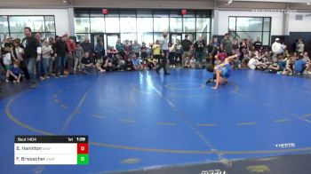 95 lbs Round Of 16 - Billy Hamilton, Grindhouse Wrestling vs Forrest Briesacher, UNATTACHED