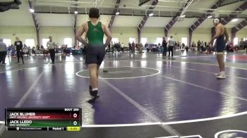 165 lbs Semifinal - Jack Blumer, West Virginia University Unatt vs Jack Lledo, Ohio University