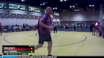132 lbs Round 4 (10 Team) - Toby Goertz, STL Yellow vs Holly Sanders, Charlie`s Angels-IL Black
