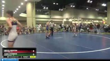 132 lbs Round 5 (10 Team) - Bryce Denton, MXW Gold vs Kaeb Stebbins, Delta Eagles