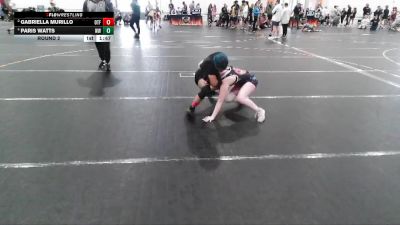 105 lbs Round 2 - Gabriella Murillo, Only The Fittest vs Paris Watts, Storm Wrestling Center