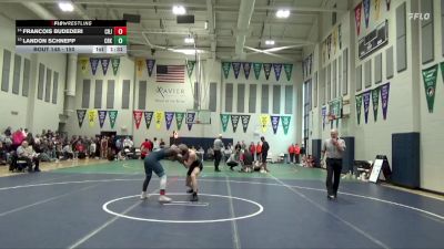 150 lbs Cons. Round 2 - Francois Budederi, Cedar Rapids Jefferson vs Landon Schnepp, Cedar Rapids Kennedy